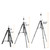 GEXWORLDWIDE GEX 63" Heavy Duty Mannequin Tripod Stand for Wig Cosmetology Training Practice Doll Manikin Head Tripod Wig Stand With Travel Bag (Black)