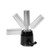 Wig Head Stand Joint, Mannequin Tripod Stand Accessories Metal Adapter, for Most of Mannequin Head, Canvas Block Head, Styrofoam Head, Displayhead, Fit 3/8'' Bolt