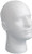LIAMTU Male Wig Display Mannequin Head Stand Model Styrofoam Foam White