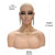J&F CO. Realistic Europe and America Female Mannequin Head with Shoulder Display Manikin Heads Bust for Wigs,Makeup,Beauty Accessories (de 410 hy)