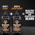 Viking Revolution Coffee Whiskey Beard Wash and Beard Conditioner Set with Argan and Jojoba Oils - Softens and Strengthens - Coffee Whiskey Scent - Beard Shampoo with Ginseng Root Extract (17 oz)