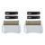 Pro Shaver Replacement Foil & Cutter Compatible With Andis 17150(TS-1)/17155/17200 shaver ProFoil Lithium replacement,2 Count