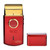 StyleCraft Uno Cordless Single Foil Shaver, Mini Travel Size, Portable, Gold Titanium Premium Head, Turbocharged Motor, Red