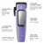 Andis Easy Clip Adjustable Blade Cordless II Dog Clipper, 10 Piece Kit, Lithium-Ion Battery, Purple, 560017