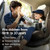 Maxi-Cosi Andi 360 Rotating All-in-One Baby Convertible Car Seat, Rear Facing, Forward Facing Infant Toddler Booster, Easy Rotation, Tension System, Harness Adjust, Truffle
