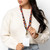 ANDI Neck Lanyard For Women - Scrunchie Cute Lanyard for Keys, Id Card Holder, Wallet - Aesthetic Long Lanyard (Groovy Bright Floral)