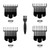 2 Pack T Outliners Blades Compatible with Andis T Outliner & GTX Trimmer, Compatible with Andis #04710 and #04521 (Sliver Steel T Blade + Sliver Steel Blade)