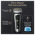 Braun Series 9 PRO+ Electric Razor for Men, 5 Pro Shaving Elements and Shave-Preparing ProComfort Head for Closeness & Skin Comfort, 6in1 SmartCare Center, Wet or Dry Shaver, Charging Stand, 9597cc