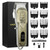 Professional Barber Clippers with Extremely Heavy Duty Cutting Performance, Mens Hair Clippers and Trimmer with Powerful Motor, Cordless Hair Clippers for Men, Quiet Hair Trimmer for Men and Kids