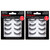 Ardell Demi Wispies False Eyelashes, Black - Full Volume Wispy Lashes, Reusable Strip - Natural Look, Eye Makeup Enhancement, 2 Pack