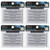 Ardell False Eyelashes Short Black, DIY Lash Clusters, Eyelash Extension Kit, 4 Pack