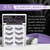Ardell False Eyelashes Glamour Multipack 105 - Lightweight, Natural Looking Strip Lashes, Reusable Fake Lashes, 4 Pairs, 1 Pack