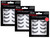 ARDELL Professional Natural Multipack - Demi Wispies Black by Ardell, Pack of 3