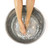 Signature Pedicure Bowl - Hammered Stainless Steel