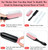 KTKUDY 9 Row Defining Brush for Shaping and Finishing Curls - Detangling Blow-Drying Brush for Thick, Wavy or Coily Hair (Black&Pink)