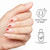 OPI Sticking Point Red Hot Stunner | Short Round Opaque Warm Neutral with Chili Pepper Nail Art Instant No Glue Press On Nails | 30 Count with Adhesive Tabs | Damage-Free Wear | Spring 2026