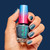 OPI RapiDry All Dry n’ Mighty | Semi-sheer Dark Blue Shimmer Quick Dry Nail Polish | Vegan, Smudge Proof, Fast Drying