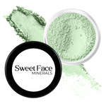 Sweet Face Minerals Green 20 gram  Blemishes Mineral Makeup Concealer and Corrector Kit with Concealer Brush