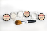 Face Powder Trio with Powder Brush