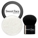 Finishing Setting Powder with Kabuki Brush 