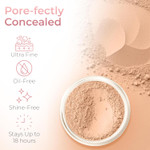 oil free mineral powder for pore blurring shine control and long lasting wear