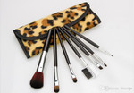 Leopard Kit with Brush Set & Makeup Bag