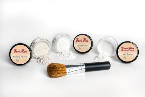 Face Powder Trio with Powder Brush