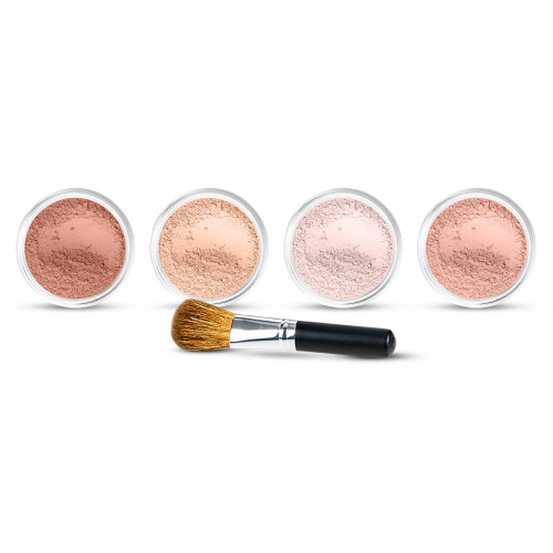 Full Size Blush Set Innocence passion Kisses Sweet Cheeks Sparkle Glow Radient