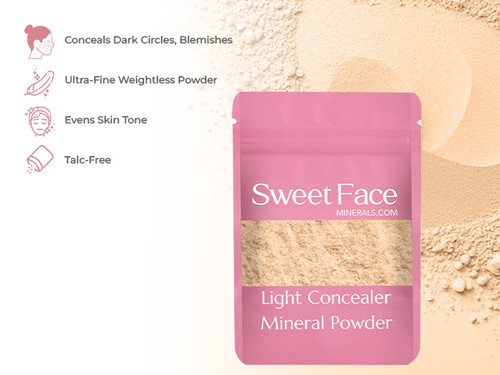 Light Concealer Powder Bulk Refill Bag