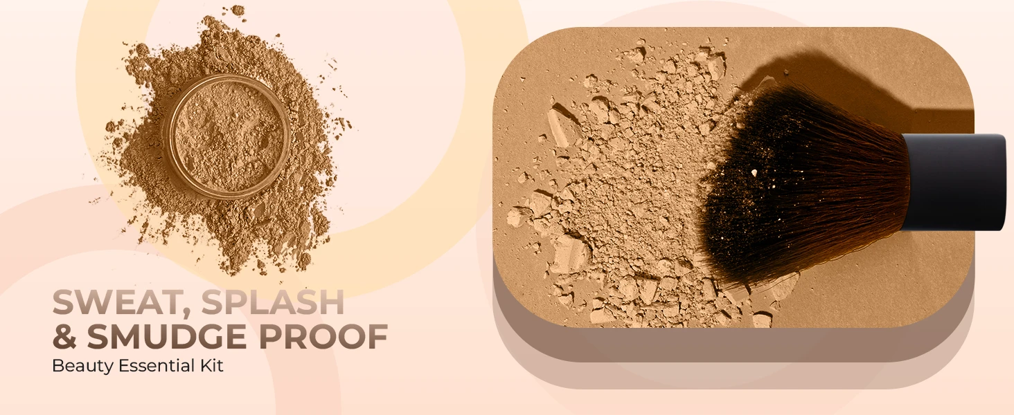 long lasting mineral makeup sweat proof smudge proof loose powder foundation