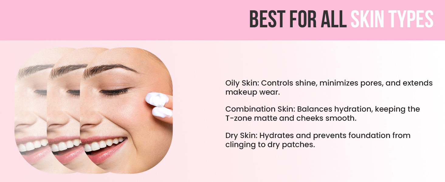 Model holding Sweet Face Minerals Gel Primer jar – hydrating pore-filling face primer that preps skin and grips foundation for a flawless look