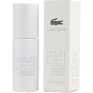 LACOSTE EAU DE LACOSTE L.12.12 BLANC by Lacoste EDT SPRAY .27 OZ