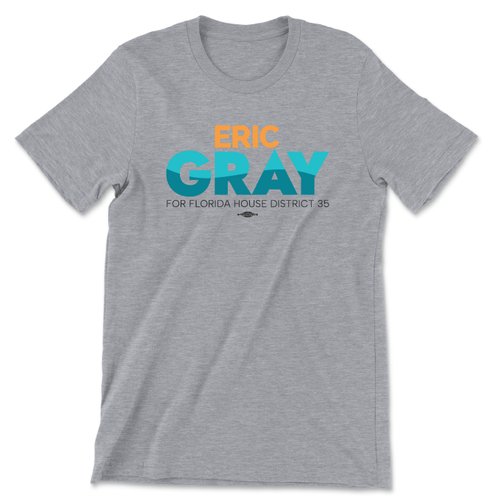 Eric Gray For Florida (Unisex Heather Gray Tee)
