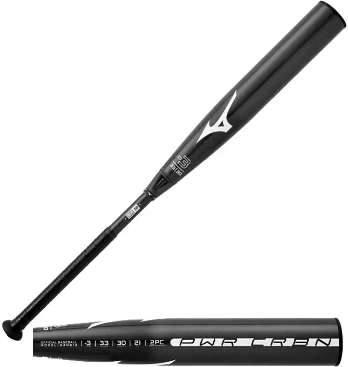 Mizuno PWR CRBN 320 31インチ 21オンス Mizuno PWR CRBN BBCOR Baseball Bat (B22-PWR CRBN) | JustBats.com