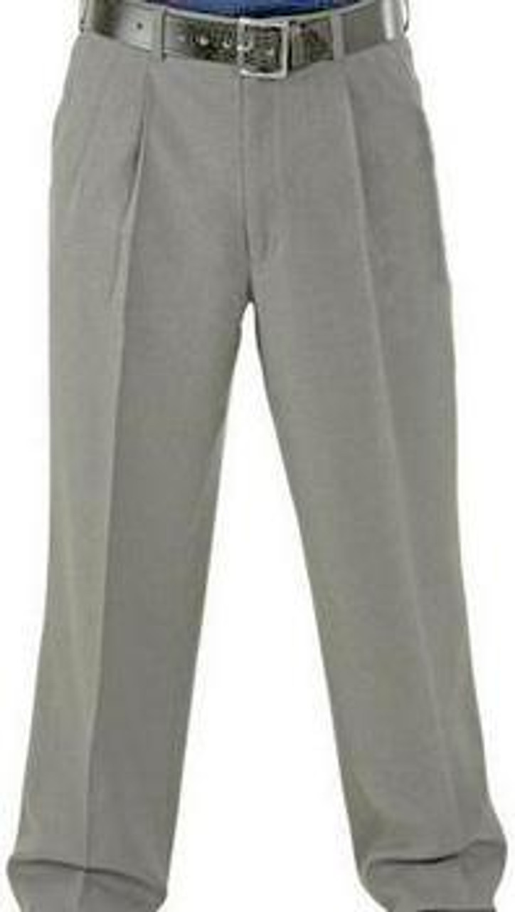 HEATHER GREY SMITTY UMPIRE PLEATED COMBO PANTS