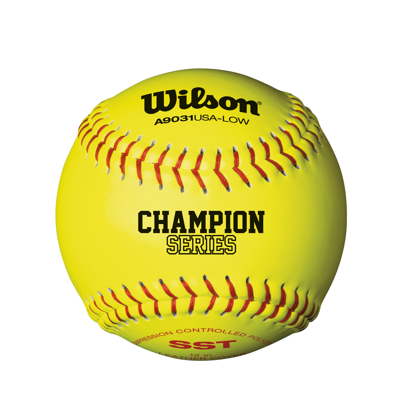 WILSON ASA LEATHER POLYCORE SOFTBALLS 12