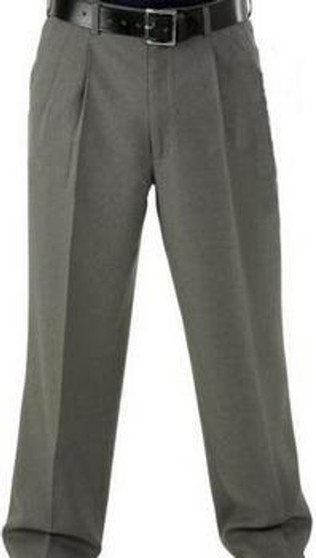 CHARCOAL GREY SMITTY UMPIRE PLEATED COMBO PANTS