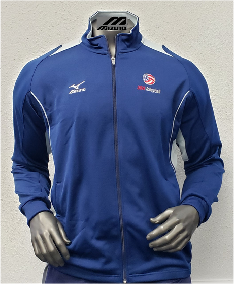 USA Volleyball Mizuno Full Zip Warm-Up Jacket