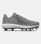 UNDER ARMOUR WOMEN'S GLYDE 2 MT SOFTBALL CLEATS-GREY