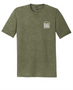 GREEN TEE WITH AGRISK WEATHER LOGO ON FRONT