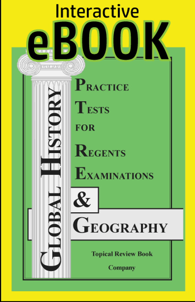 Global History and Geography Regents practice tests for sale Topical