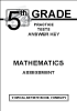 5th Grade Math Assessment Answer Key