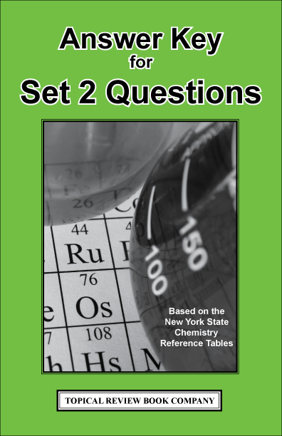 Chemistry Reference Tables Workbook - PDF Answer Key