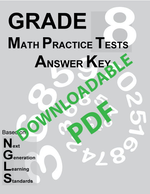 PDF Answer Key for 8th Grade Math (NGLS)