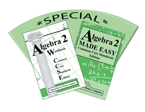 ALGEBRA 2 (Common Core Standards Edition) COMBO PACK - **JANUARY 2025 EDITION**