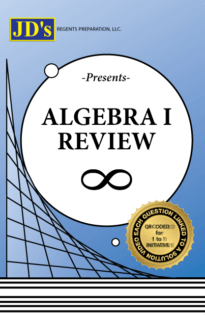JD's Prep ALGEBRA 1  Review (NGLS section) - Updated through August 2025