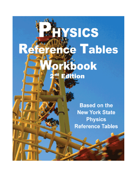 Physics Reference Tables Workbook