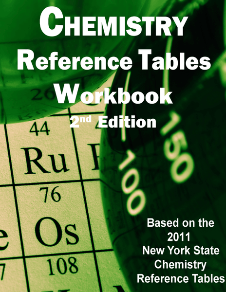 Chemistry Reference Tables Workbook