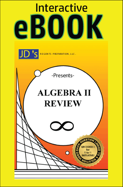JD's Algebra II Review eBook - Updated through August 2025