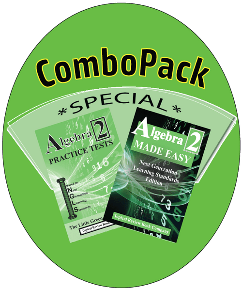 ALGEBRA 2 COMBO PACK - Next Generation Learning Standards